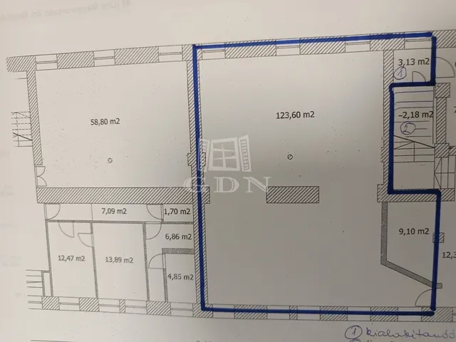 Eladó kereskedelmi és ipari ingatlan Budapest VIII. kerület, Tisztviselőtelep 136 nm