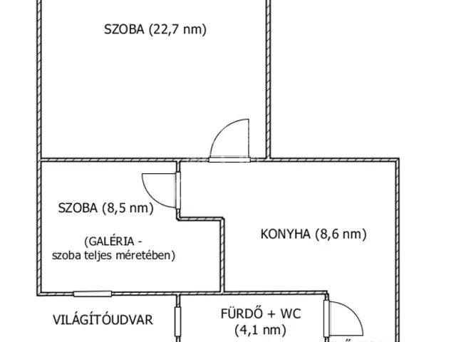 Eladó lakás Budapest VII. kerület, Ligetváros 45 nm