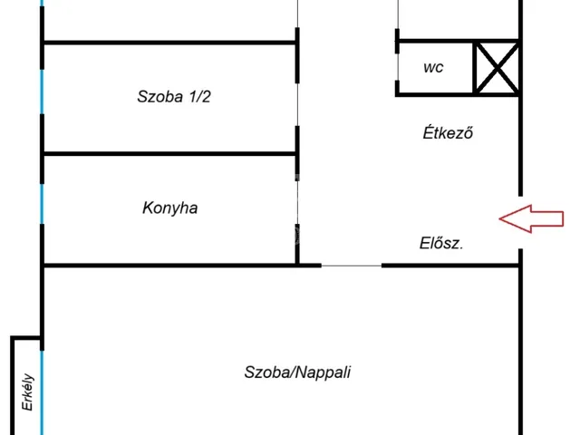 Eladó lakás Budapest III. kerület 57 nm