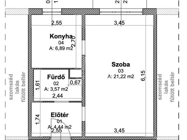 Eladó lakás Budapest III. kerület, Rómaifürdő 30 nm