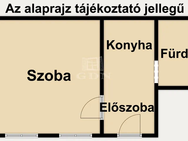 Eladó lakás Budapest VII. kerület 33 nm