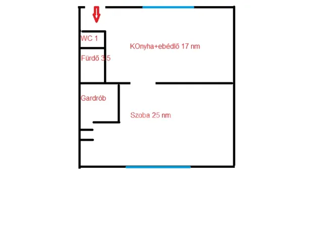 Eladó lakás Budapest I. kerület 47 nm