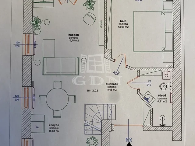Eladó lakás Budapest II. kerület, Pasarét 96 nm