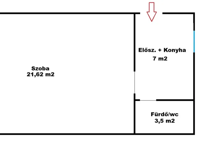 Eladó lakás Budapest IV. kerület, Újpest 32 nm