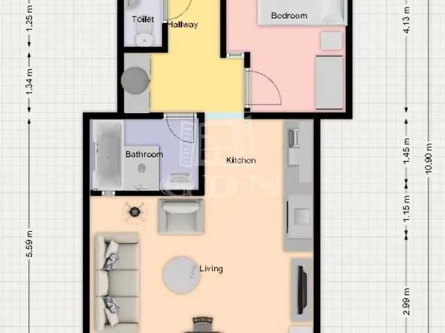 Eladó lakás Budapest VII. kerület 55 nm