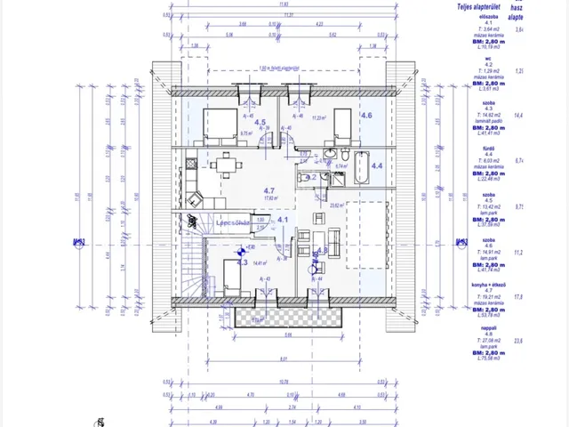 Eladó lakás Budapest XXIII. kerület 84 nm