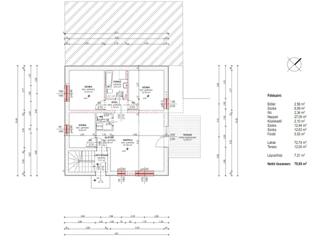 Eladó lakás Budaörs, Kertváros 76 nm