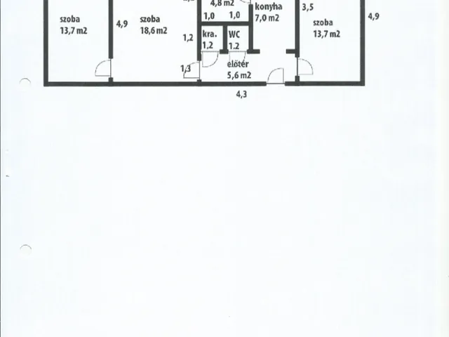 Eladó lakás Budapest XX. kerület 66 nm