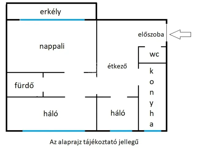 Eladó lakás Budapest X. kerület, Kőbánya 67 nm