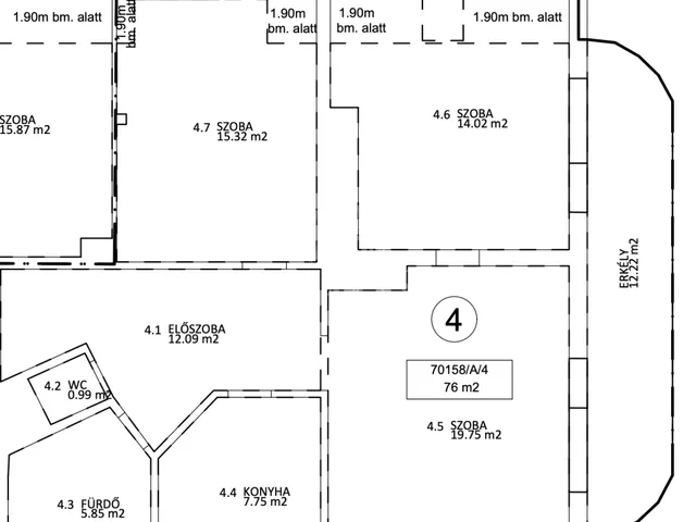 Eladó lakás Budapest IV. kerület, Újpest 84 nm