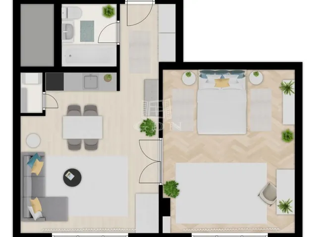 Eladó lakás Budapest VIII. kerület, Palotanegyed 56 nm