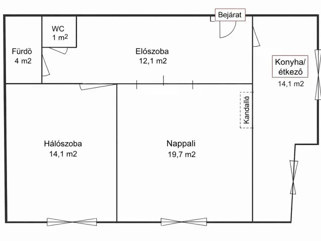 Eladó lakás Budapest XIV. kerület, Herminamező 66 nm
