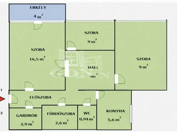 Eladó lakás Budapest IV. kerület, Újpest 71 nm