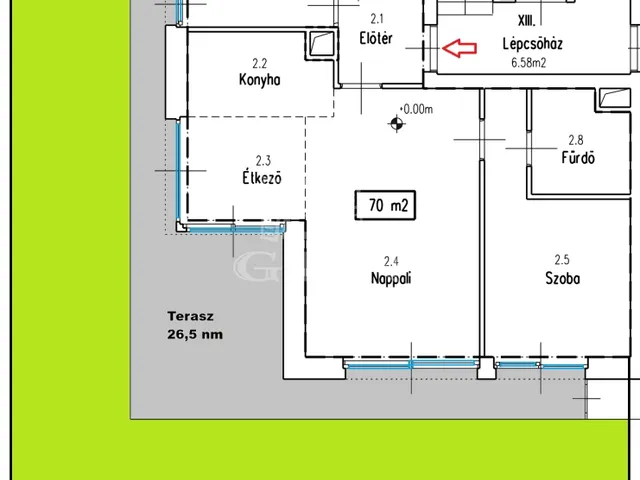 Eladó lakás Budapest III. kerület 70 nm