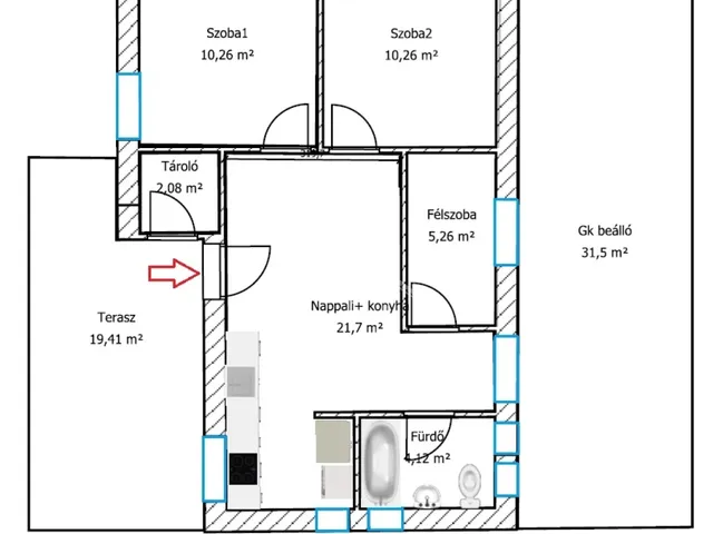 Eladó ház Szentendre, Tyúkosdűlő 100 nm
