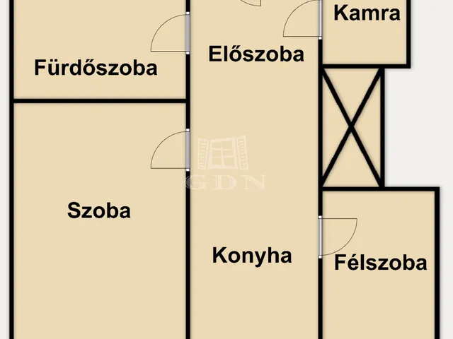 Eladó lakás Budapest XI. kerület, Lágymányos 42 nm