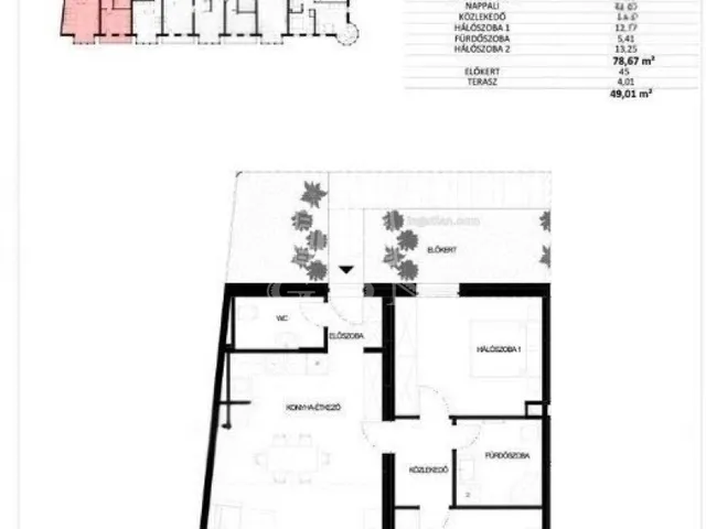 Eladó lakás Budapest VI. kerület 79 nm