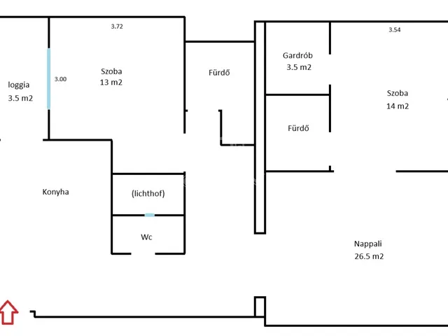 Eladó lakás Budapest I. kerület 99 nm