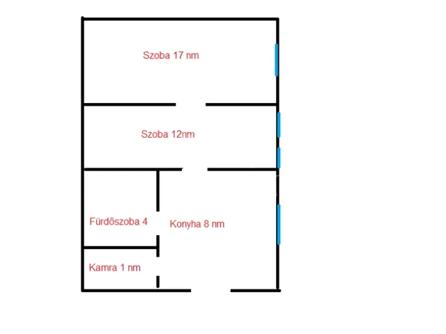 Eladó lakás Budapest VII. kerület 42 nm