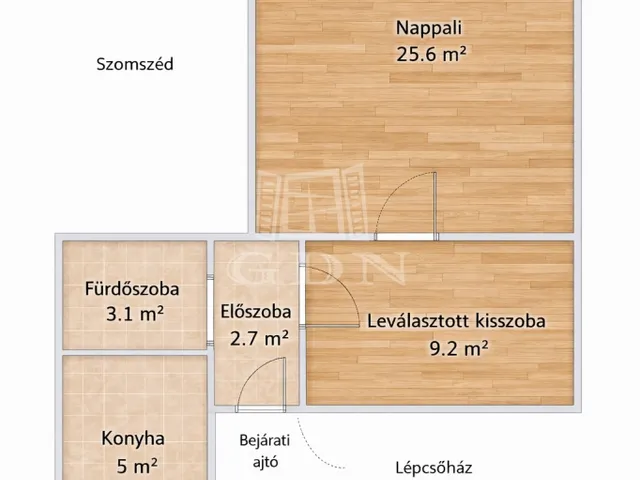 Eladó lakás Budapest VII. kerület 42 nm