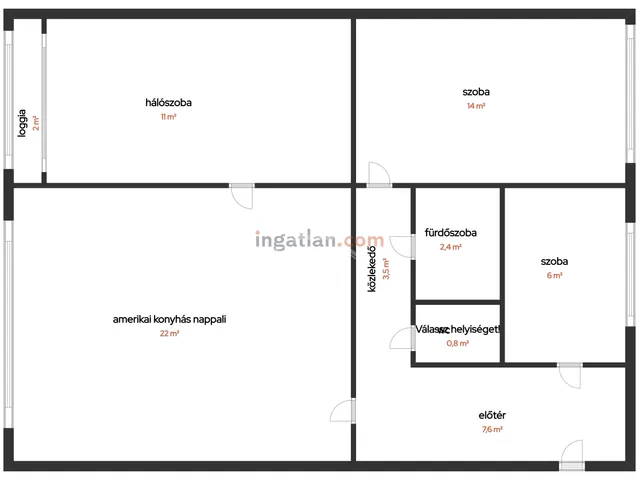 Eladó lakás Budapest XIV. kerület 70 nm