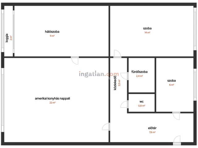 Eladó lakás Budapest XIV. kerület, Alsórákos 70 nm