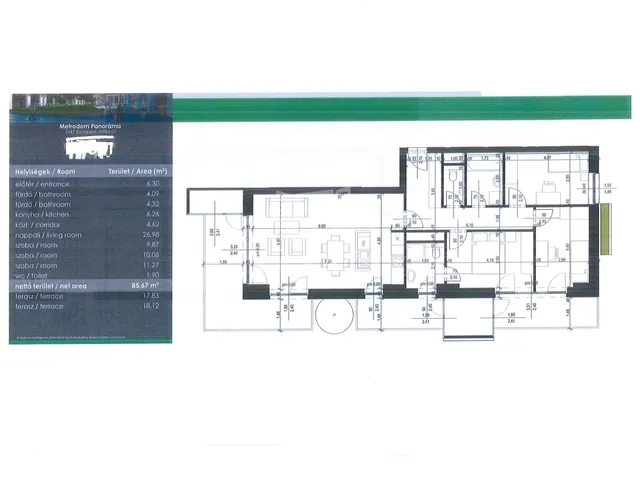 Eladó lakás Budapest IV. kerület 86 nm