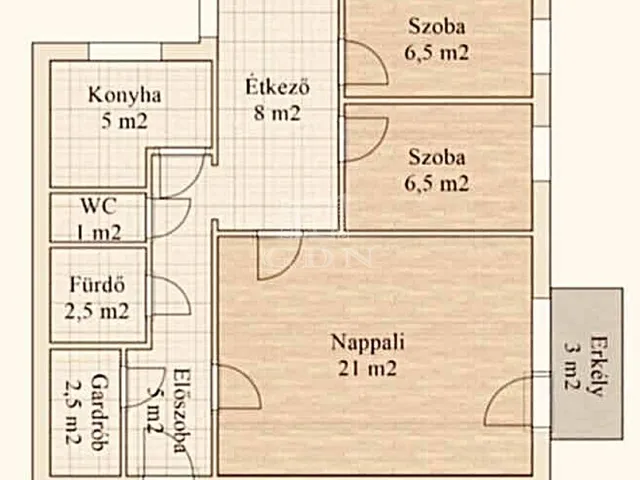 Eladó lakás Budapest XIII. kerület 58 nm