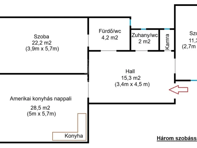 Eladó lakás Budapest II. kerület, Rózsadomb 84 nm