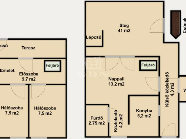 Eladó üdülő és hétvégi ház Bokod 55 nm