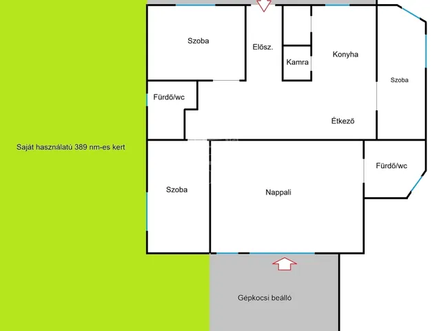 Eladó ház Budapest II. kerület, Pesthidegkút-Ófalu 150 nm