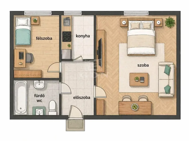 Eladó lakás Budapest IX. kerület 35 nm