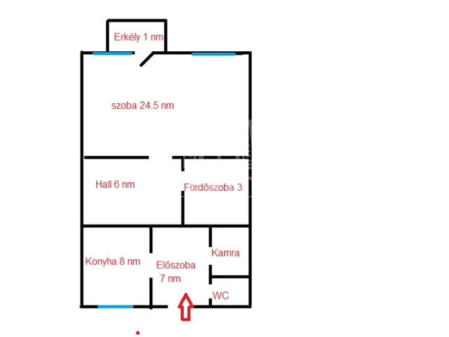 Eladó lakás Budapest I. kerület 50 nm