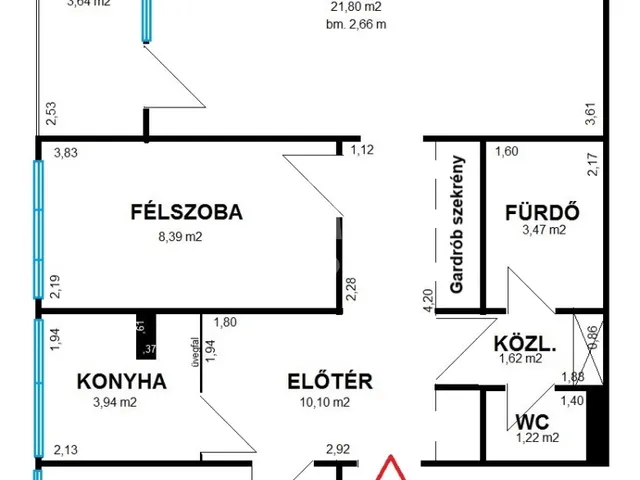 Eladó lakás Budapest II. kerület, Zöldmál 60 nm