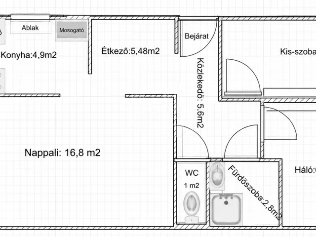 Eladó lakás Budapest XIII. kerület 54 nm