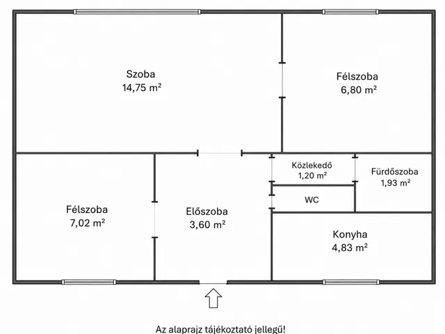 Eladó lakás Budapest XI. kerület, Lágymányos 45 nm