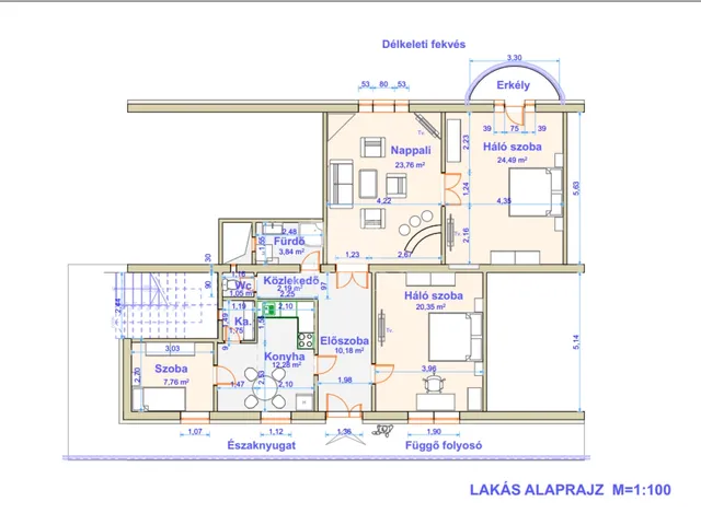 Eladó lakás Budapest XIV. kerület 106 nm