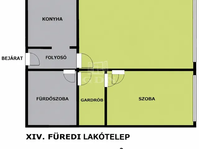 Eladó lakás Budapest XIV. kerület 46 nm