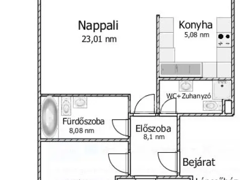 Kiadó lakás Budapest XII. kerület, Németvölgy 84 nm