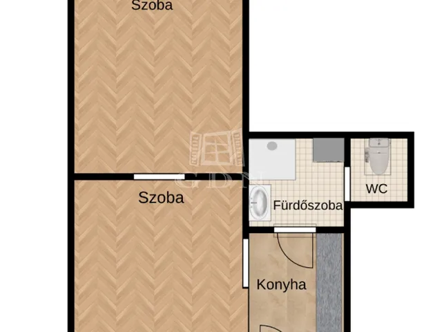 Eladó lakás Budapest VIII. kerület, II. János Pál pápa tér 53 nm