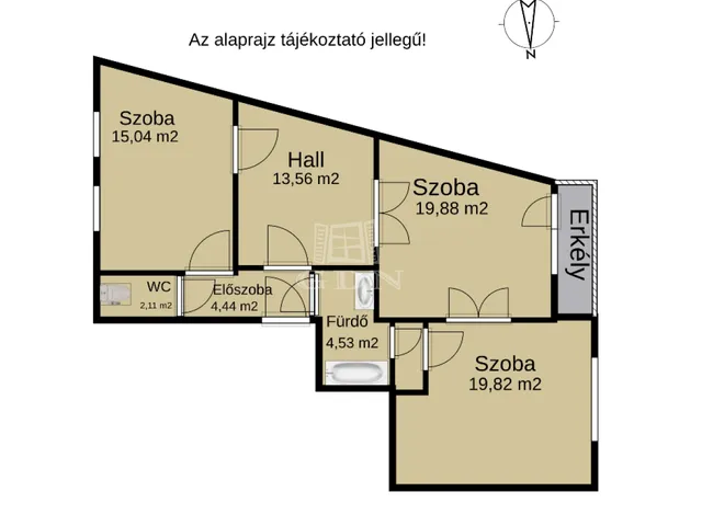 Eladó lakás Budapest XI. kerület, Szentimreváros 80 nm