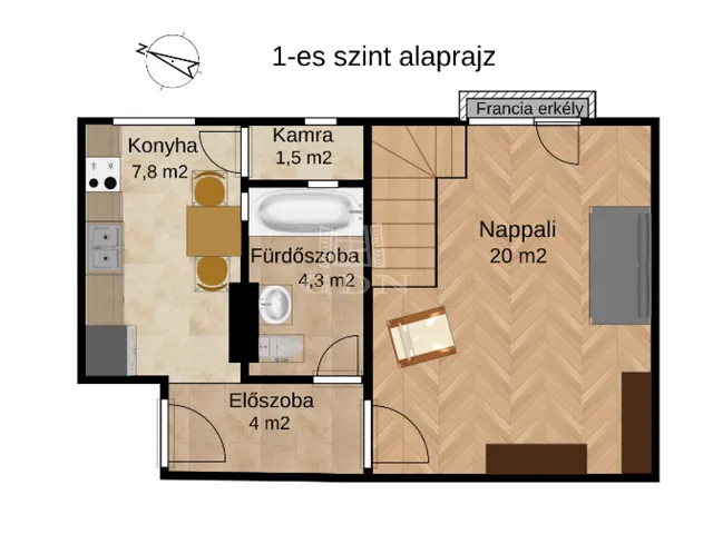 Eladó lakás Budapest XVIII. kerület 68 nm
