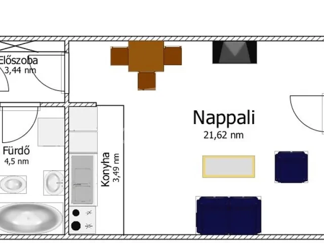Kiadó lakás Budapest XIII. kerület, Lőportárdűlő 33 nm