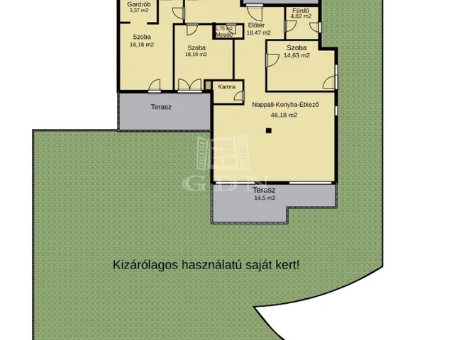 Eladó lakás Budapest XII. kerület, Kútvölgy 139 nm