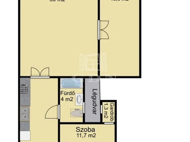 Eladó lakás Budapest VIII. kerület, Palotanegyed 76 nm