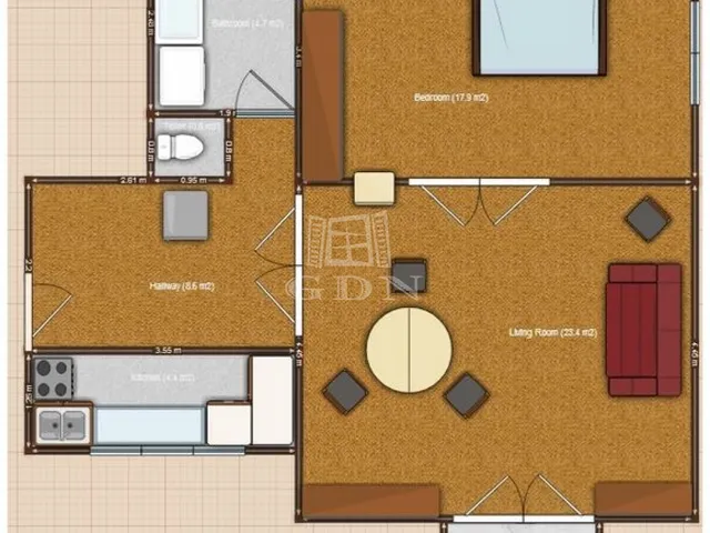 Kiadó lakás Budapest XI. kerület 91 nm