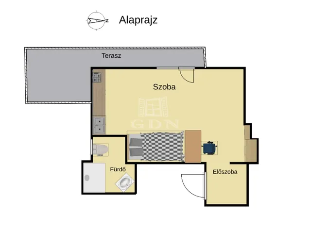 Eladó lakás Budapest II. kerület, Pasarét 18 nm