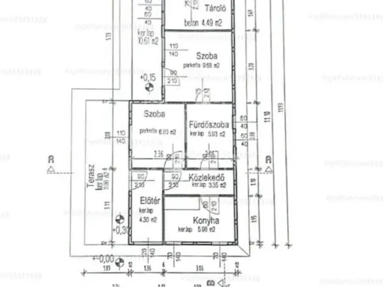 Eladó üdülő és hétvégi ház Dunaharaszti, Paradicsomsziget 68 nm