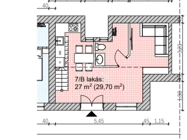 Eladó lakás Budapest VII. kerület, Ligetváros 46 nm