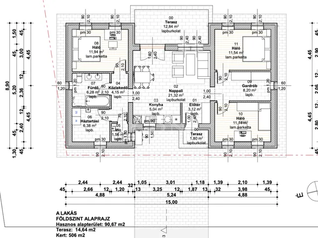 Eladó ház Kiskunlacháza 91 nm